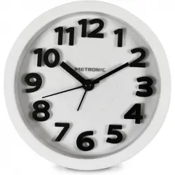 Metronic Despertador Clásico Blanco