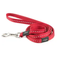 Rogz Utility Correa Roja Reflectante para perros