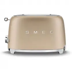 Smeg TSF01 Tostadora 2 Rebanadas 950W Oro