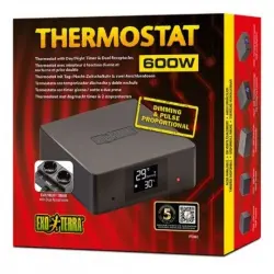 Termostato dual programable 600W color Negro