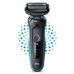 Braun 51-M1000s Series 5 Afeitadora Inalámbrica de Láminas Negra/Azul