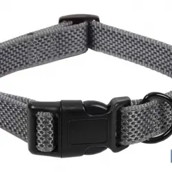 Collar Reflectante para Perros | Color: Gris | Talla L (20 a 35 kg)