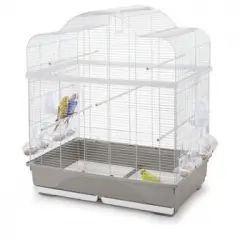 Trixder Jaula Pájaros Ginevra Blanco/Gris