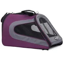 Arppe Kibo Slide Bolso de Transporte Morado para perros