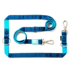 Correa ajustable Max & Molly Matrix azul cielo para perros - S: 200 x 1,5 cm (L x An)