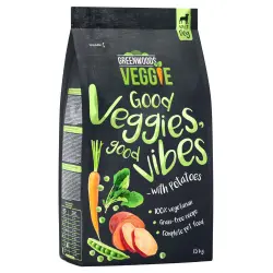 Greenwoods Veggie Boniato con guisantes, zanahorias y espinacas - 1,5 kg