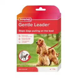 Beaphar Gentle Leader Bozal rojo para perros