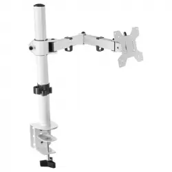 Mars Gaming MARM1W Soporte de Brazo para Monitor 13"-32" VESA 100x100 Máx 8Kg Blanco