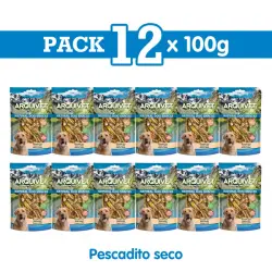 Pescadito seco 100g Snack para perros, Unidades 12 unidades