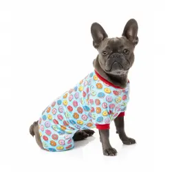 Pijama para perros FuzzYard Donuts Me Glasy Talla 1