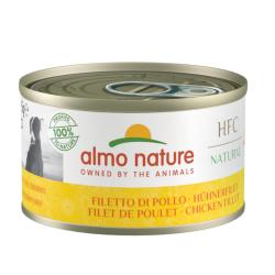 Comida húmeda para perros adultos pequeños, medianos y grandes Almo Nature Classic filete de pollo 95 gr