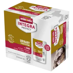 Animonda Integra Protect Adult Urinary Cálculos de estruvita 8 x 85 g - Con vacuno