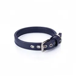 Collar de cuero vegano Pamppy Cher color Azul