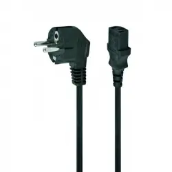 Gembird PC-186-VDE-3M Cable de Alimentación Schuko a C13 3m Negro