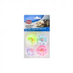 Pack Pelotas Sonajero Trixie Para Gato 4,5 Cm 1 Unidad.