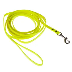 Correa de rastreo Heim BioThane® amarilla para perros - 5 m x 13 mm (LxAn)