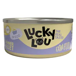 Lucky Lou Filete Extrafood en Caldo 18 x 70 g - Filete de pollo