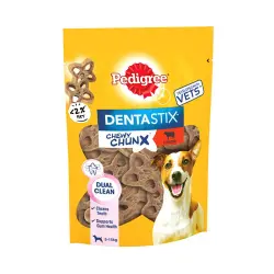 Pedigree Dentastix Chewy Chunx - Mini con vacuno, 68 g