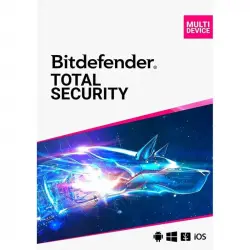 Bitdefender Total Security 2024 5 Dispositivos 1 Año PC/Mac/Android/iOS Descarga Digital