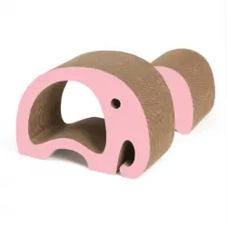 Catit Rascador Zoo - Elefante 2 En 1, Rosa