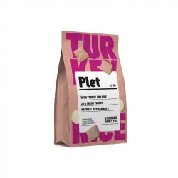 Pienso Plet para Gatos esterilizados - Pavo con arroz, Peso 1.5 Kg.