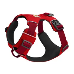 Arnés Ruffwear New Front Range rojo para perros - S: 56-69 cm de pecho, 24 mm de ancho, rojo