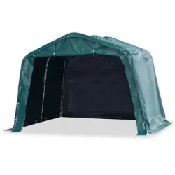 Carpa Para Ganado Desmontable Pvc Verde Oscuro 550g/m² 3,3x3,2m Vidaxl