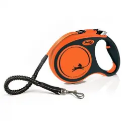 Correa Para Perro Flexi Xtreme 5 M Naranja Talla L