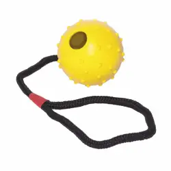 Gloria Pelota Goma Con Cuerda Para Perro 6 x 30 cm