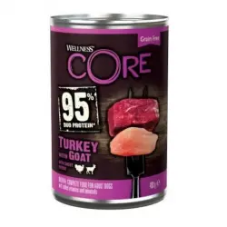 Wellness Core Pavo y Cabra Lata para perros