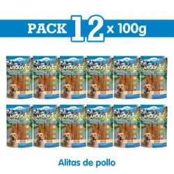 Alitas de pollo - 100gr Snack para perros, Unidades 12 unidades