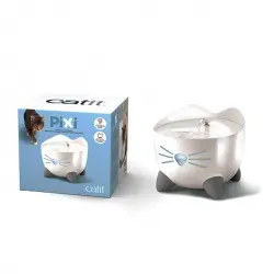 Catit Pixi Blanco Bebedero Fuente para gatos