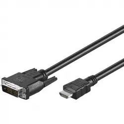 Goobay Cable Adaptador HDMI a DVI-D Macho/Macho 2m Negro