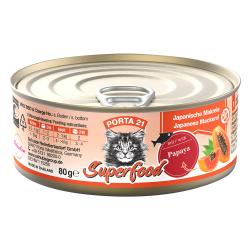 Porta 21 Superfood 6 x 80 g - Caballa con papaya