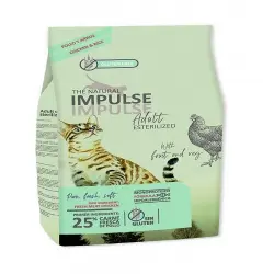 Pienso Natural Impulse Sterilized para gatos sabor Pollo