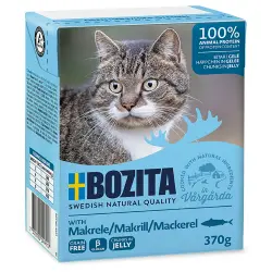 Bozita trocitos en gelatina 6 x 370 g - Con caballa