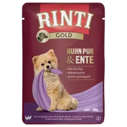 RINTI Gold 10 x 100 g - Pollo Puro y Pato