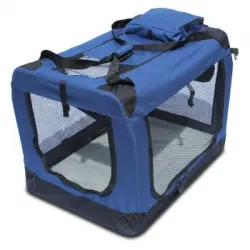 Transportin Para Perros Plegable Yatek De Entradas Laterales Y Superiores Con Alta Visibilidad, Confort Y Seguridad Para Tu Mascota De Tamaño Xl (81,3