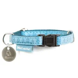 Collar para perros MacLeather azul L