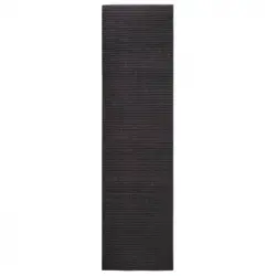 Alfombra De Sisal Para Rascador Negro 80x300 Cm Vidaxl