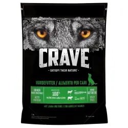 Crave Adult con cordero y vacuno pienso para perros - 1 kg