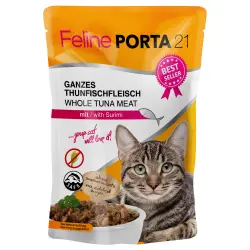 Feline Porta 21 en bolsitas 6 x 100 g - Atún con surimi