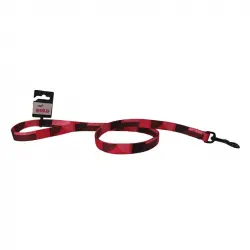 Bold Correa Red Abstract Para Perro, Tallas 80 cm / 25 mm