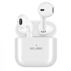 Elbe ABTWS-003-B Auriculares Bluetooth TWS Blancos