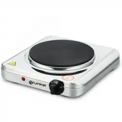 Grunkel EHP-118INOX Hornillo Eléctrico de 1 Zona 1500W Acero Inoxidable