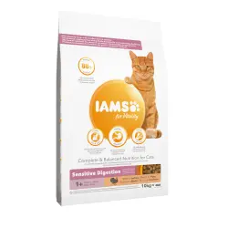 IAMS for Vitality Sensitive Digestion Adult & Senior con pavo - 10 kg