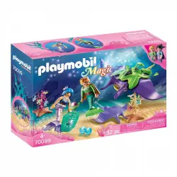 Playmobil Magic Recolectores de Perlas con Manta Raya