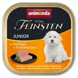 Animonda vom Feinsten Junior 6 x 150 g - Ave y corazón de pavo