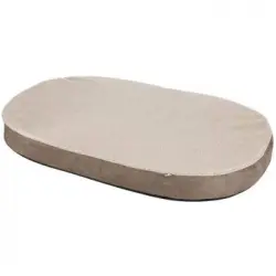 Colchón Viscoelástico Para Perro Ovalado 120x72 Beige/gris 80334 Kerbl