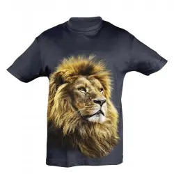 Camiseta Niño León color Azul